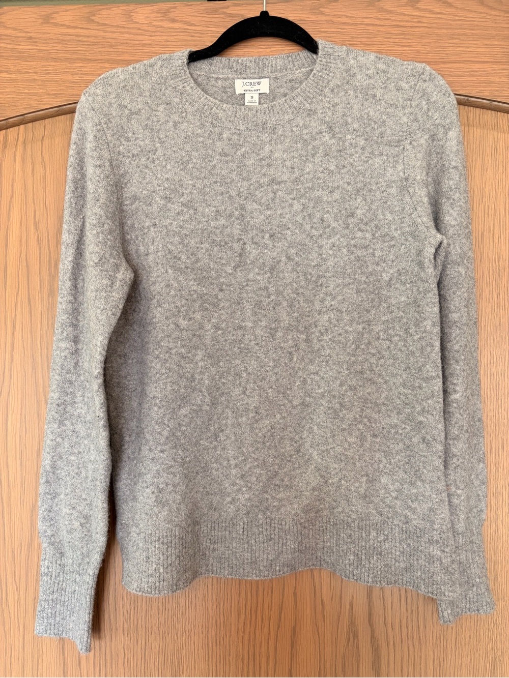 J. Crew Heather Gray Crewneck Sweater